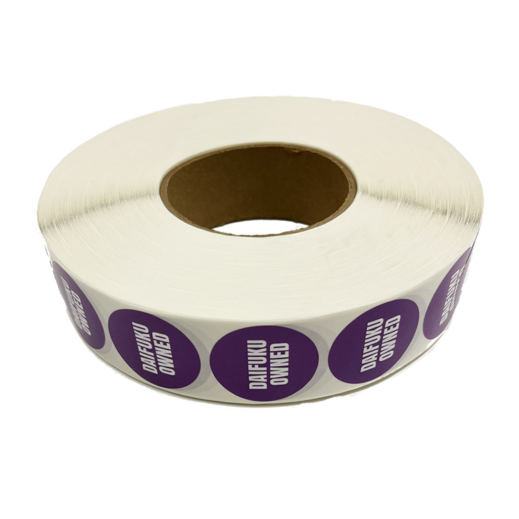 1.5 inch circle inventory roll labels by DFW Stickers