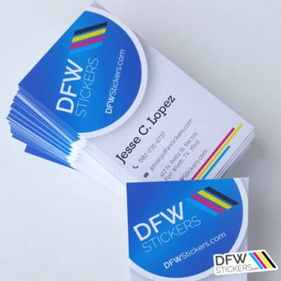 Business Cards Standard Size Horizontal Dfw Stickers