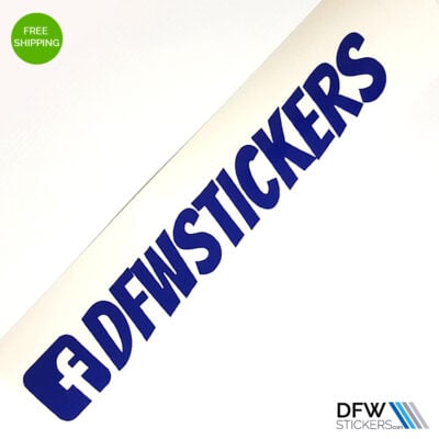 Facebook Name Stickers / Decals