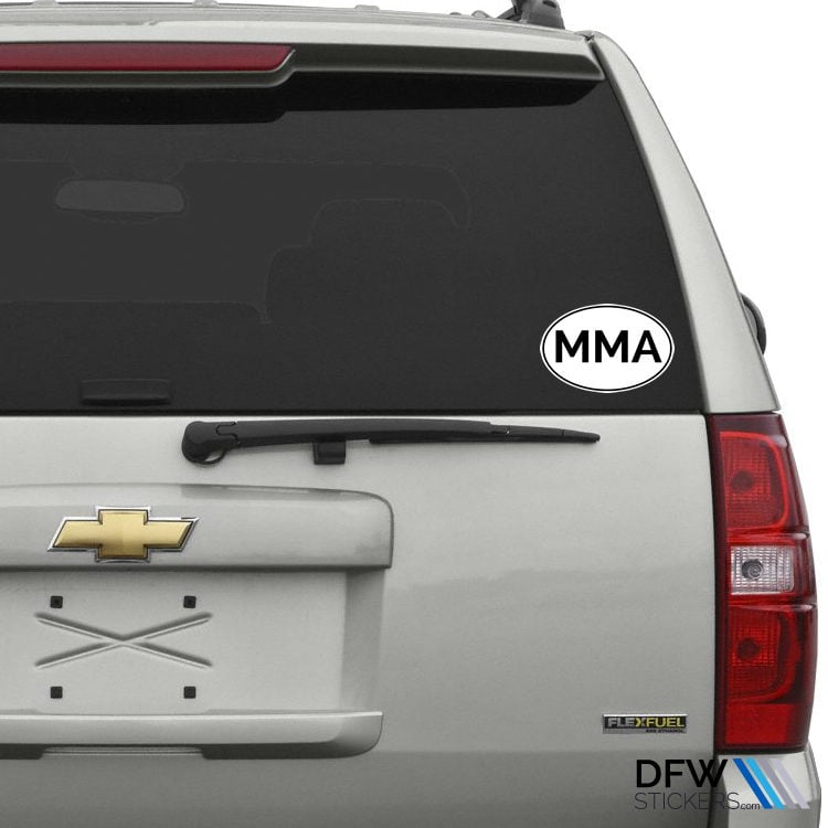 MMA Oval Stickers - Image 3