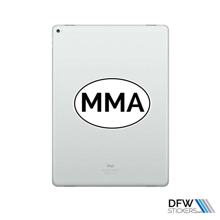 MMA Oval Stickers - Image 2