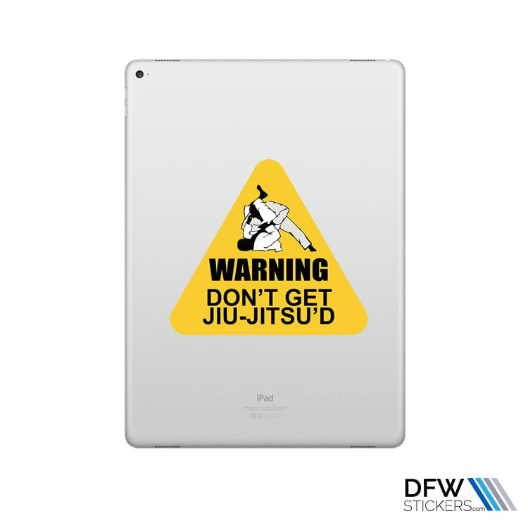 Warning Don't Get Jiu-Jitsu'd Stickers - Image 4
