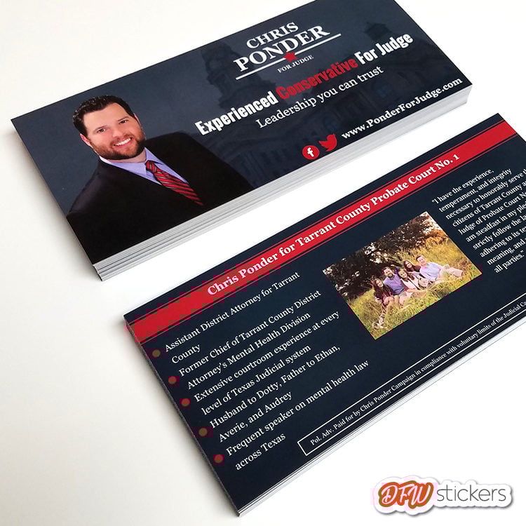 4" x 9" Postcard / Rack Card Printing - Image 4