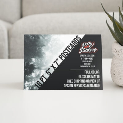 4 x 6 Full Color Postcard Flyers - DFW Stickers