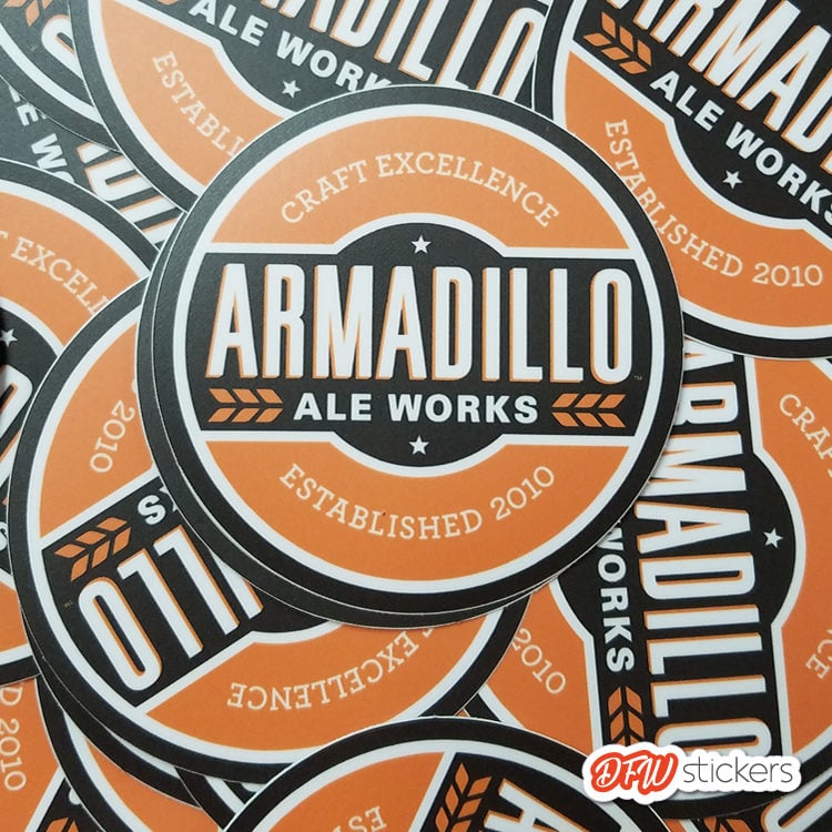 Send It! 3"x3" Circle Vinyl Stickers - Image 6
