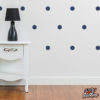 Blue Polka Dot Wall Decals by DFW Stickers