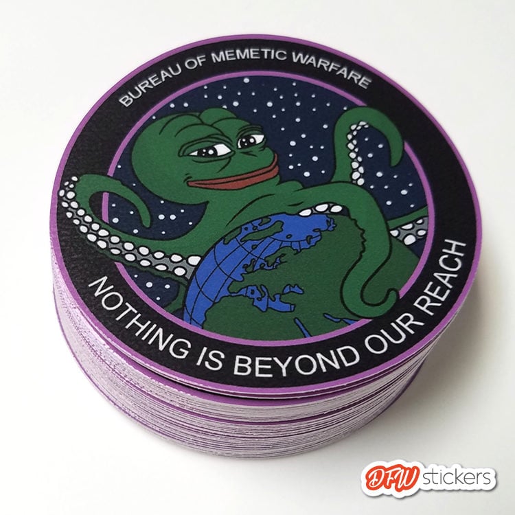 Send It! 3"x3" Circle Vinyl Stickers - Image 5