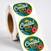 Circle Roll Labels by DFW Stickers