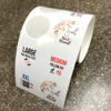 Custom Clothing Size Stickers by DFW Stickers