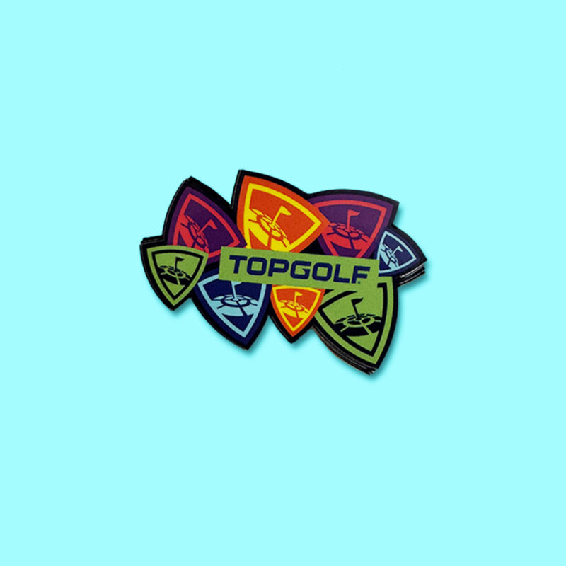 Custom Die Cut Logo Stickers by DFW Stickers-Recovered