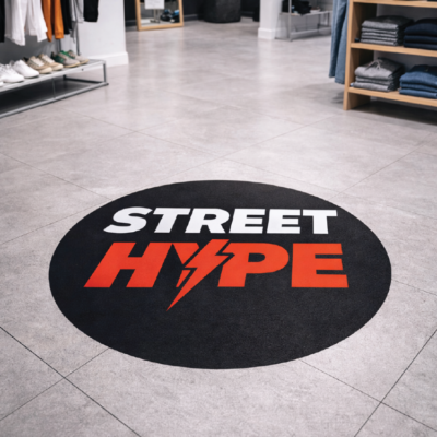 Custom Floor Stickers by DFW Stickers