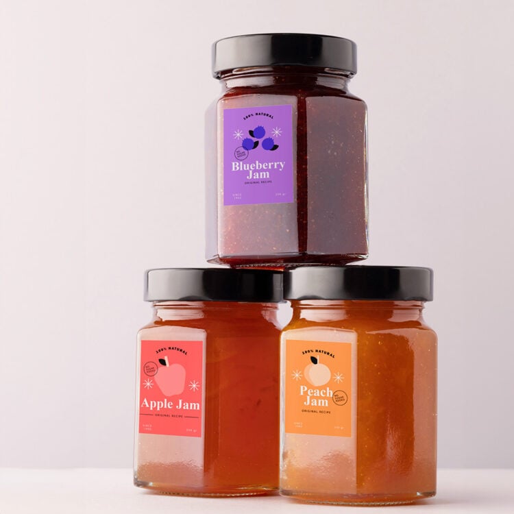 Custom Food Labels by DFW Stickers
