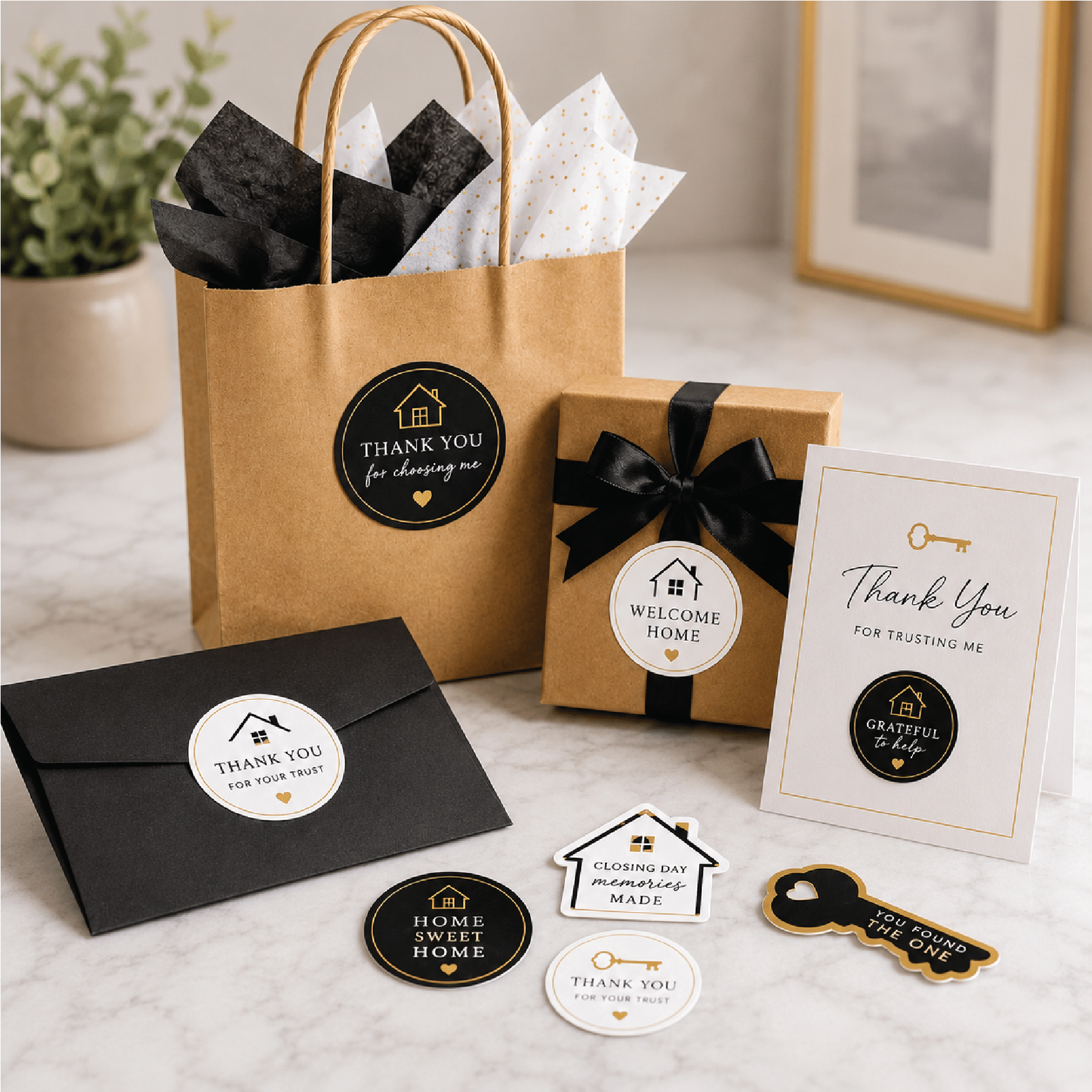 Custom Real Estate Custom Folder and Packet Labels Stickers by DFW Stickers