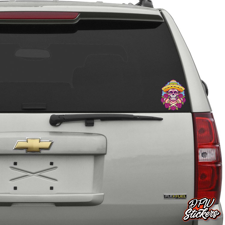 Day of the Dead Car Stickers