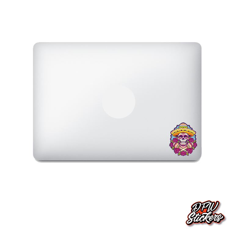 Day of the Dead Laptop Sticker