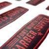 Faux Leather Stickers made by DFW Stickers