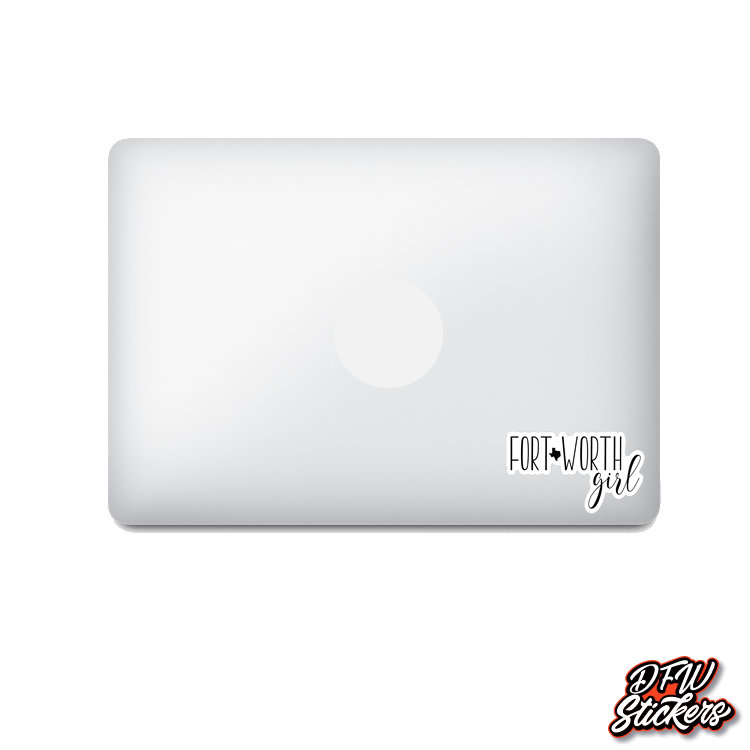 Fort Worth Girl Laptop Sticker