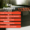 Front Windshield Car Banner and Key Features by DFW Stickers