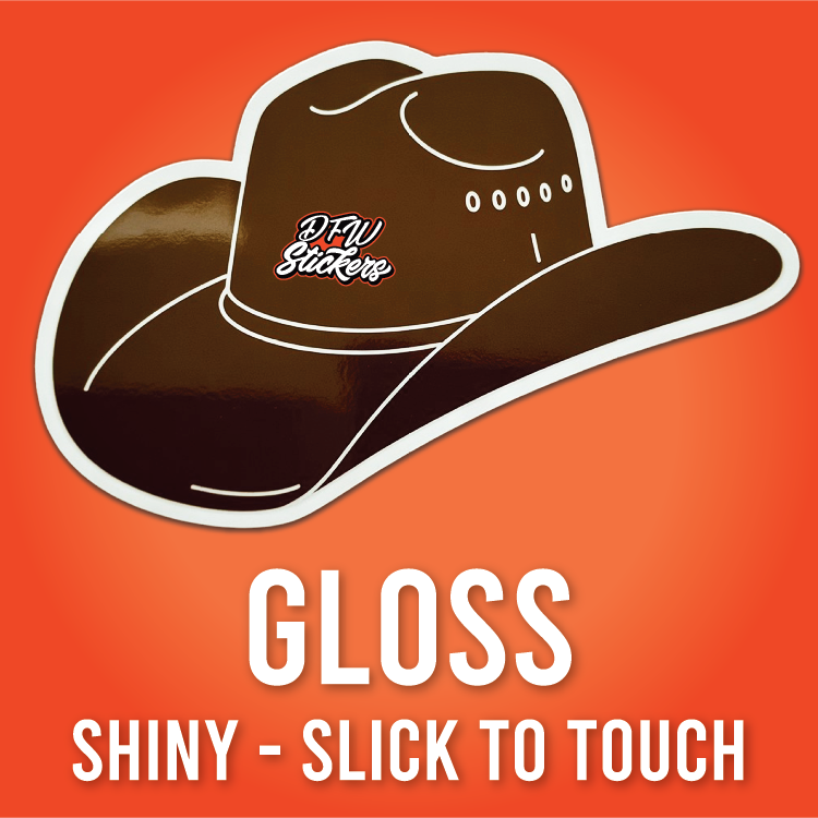 Gloss Laminate Finish - DFW Stickers