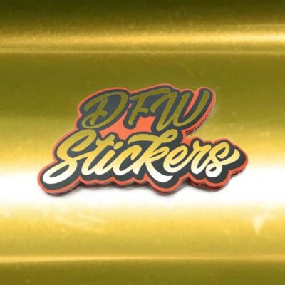Gold Chrome Stickers Key Features