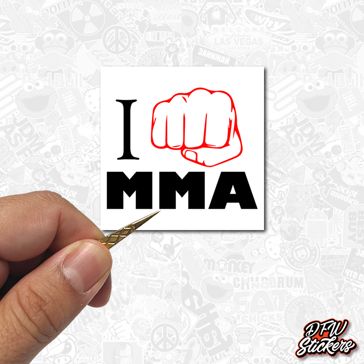 I love MMA Sticker
