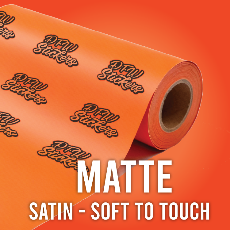 Matte Laminate Finish - DFW Stickers