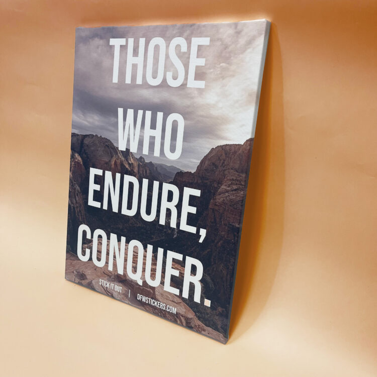 Custom Mounted Canvas by DFW Stickers