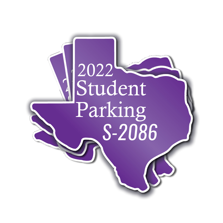 Parking Lot Stickers by DFW Stickers