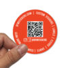 QR Code Stickers by DFW Stickers