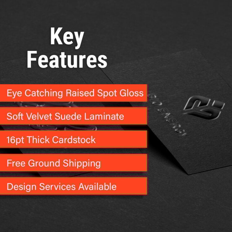 Key Features Raised Spot Gloss