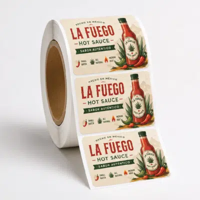 Rectangle Roll Labels by DFW Stickers