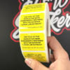 Rectangle Roll Labels with perforation by DFW Stickers