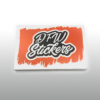 Custom Rectangle Stickers by DFW Stickers