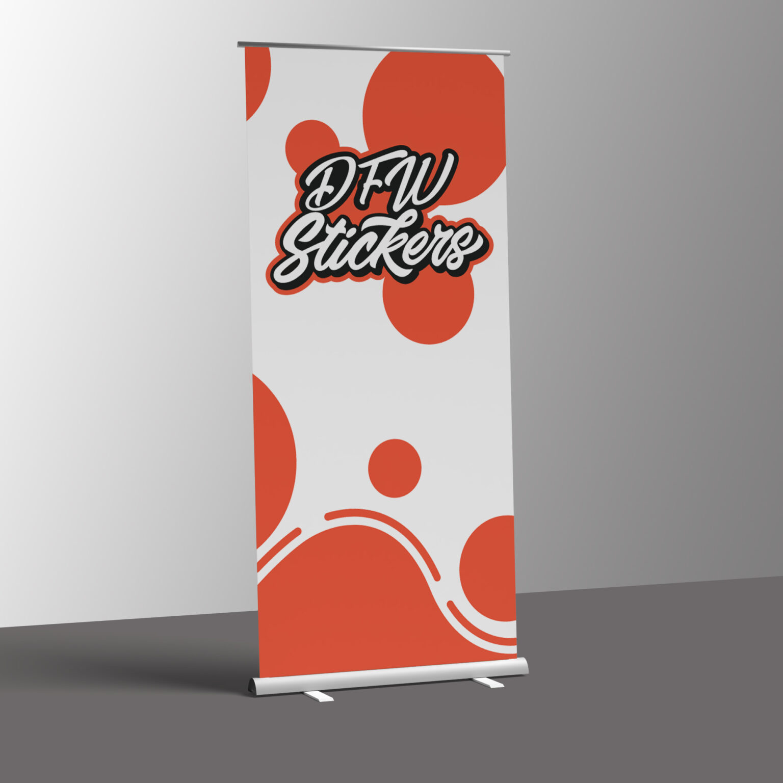 DFW Stickers Retractable Banner Stand