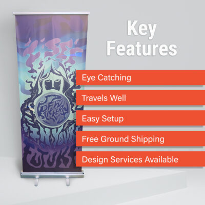 Retractable Banner Mockup - Key Features