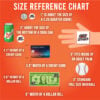 DFW Stickers Sticker Size Reference