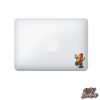 Skater Hotdog Laptop Sticker