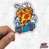 Skater Pizza Sticker