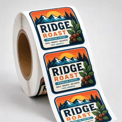 Square Roll Labels by DFW Stickers