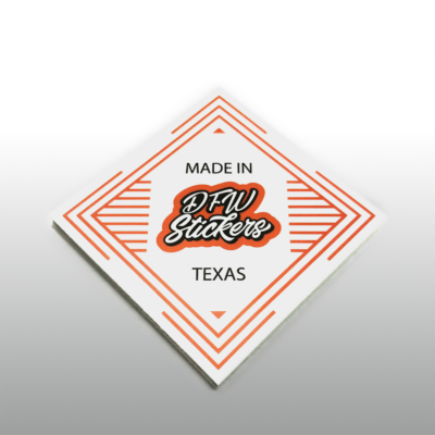Custom Square Stickers by DFW Stickers