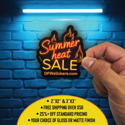 Summer Heat Sticker Sale by DFW Stickers
