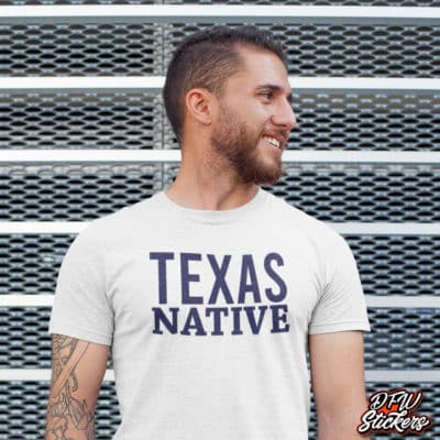Alternative view of Custom Texas Native Shirt - Bold Lettering