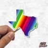Texas Rainbow sticker