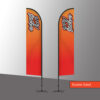 Feather Flag Double Sided, Single Sided, Full color, Outdoor, Indoor