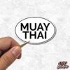muay thai sticker